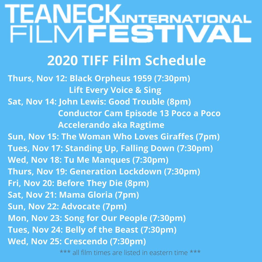 Teaneck International Film Festival 11/1211/25 Puffin Cultural Forum